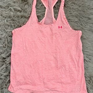 Under Armour Women's Light Pink and Blue Tank Top